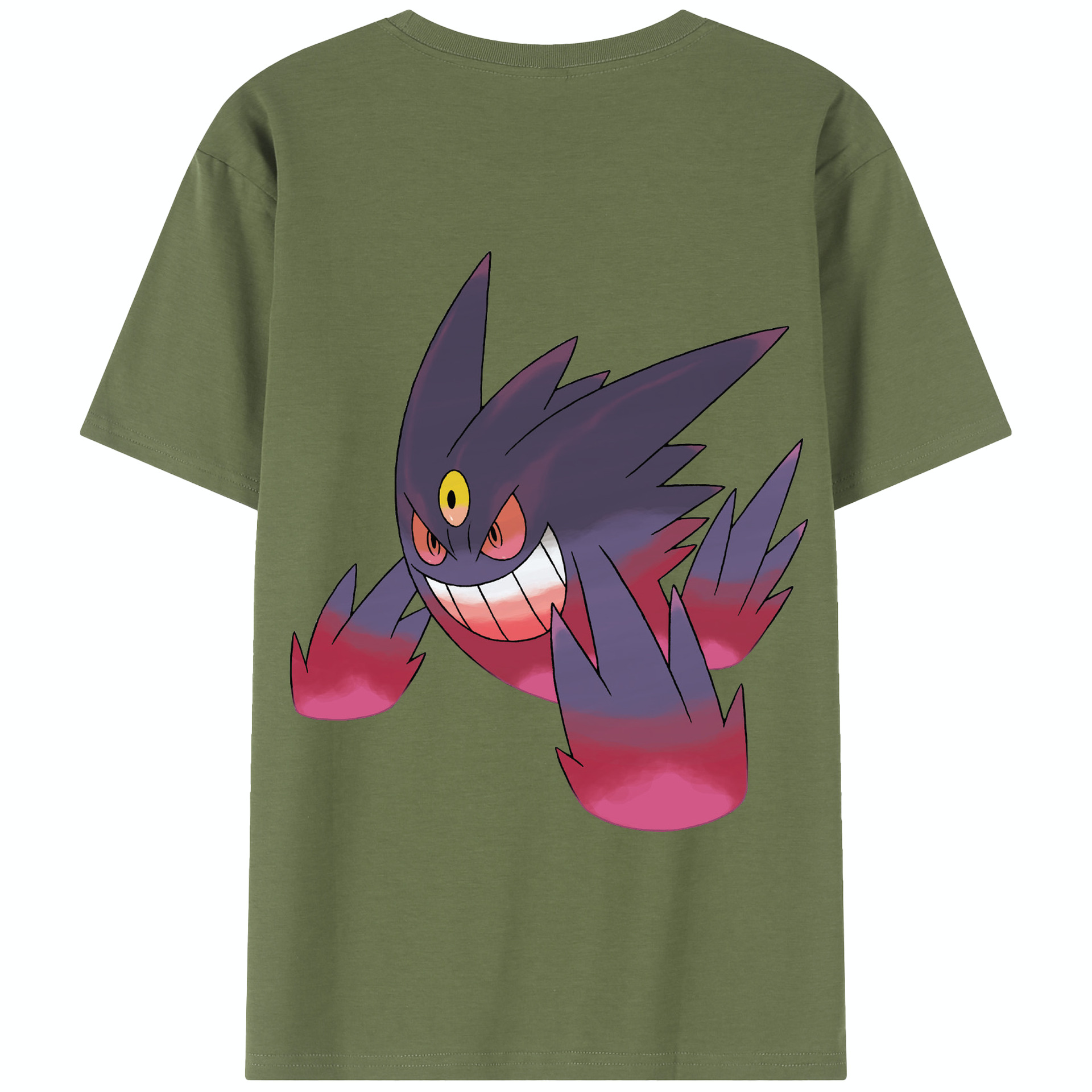 （画像用） ポケットモンスター Pokémon 綿100％半袖Tシャツ（背面プリント）